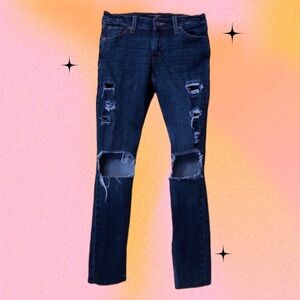 Levi’s Distressed Blue Jeans